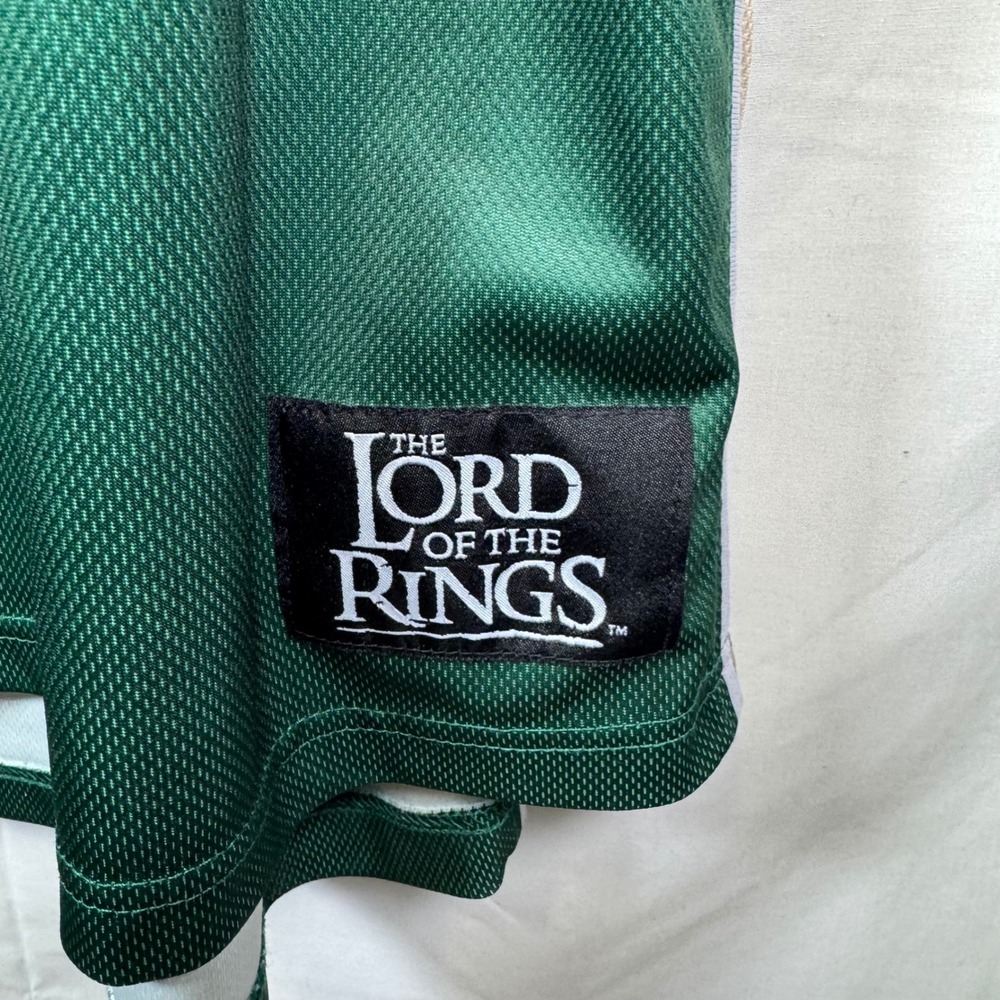 BoxLunch Lord of the Rings Jersey Mens XXL Green Hobbits Baggins 01 Basketball - Picture 4 of 12